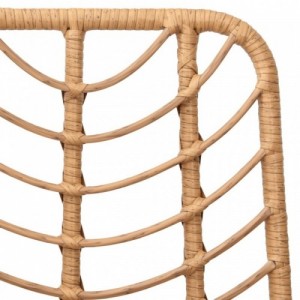 2 db bárszék polietilén rattan és acél 45 x 56 x 103,5 cm