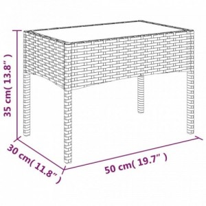 4 részes fekete polyrattan kerti ülőgarnitúra párnákkal