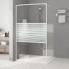 Fehér átlátszó ESG üveg zuhanyfal 115 x 195 cm