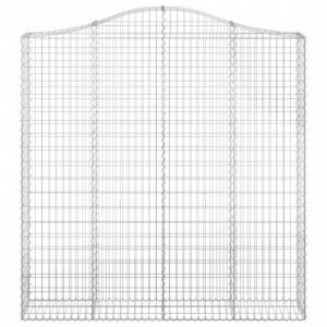 Íves horganyzott vas gabion kosár 200x30x200|220 cm