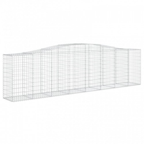 Íves horganyzott vas gabion kosár 400x50x100|120 cm