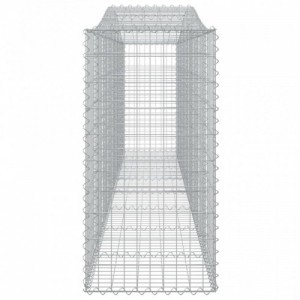 Íves horganyzott vas gabion kosár 400x50x100|120 cm