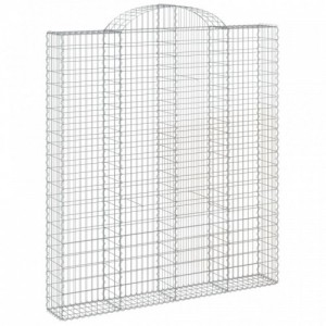 Íves horganyzott vas gabion kosár 200x30x220|240 cm