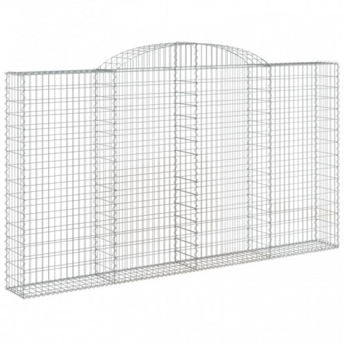 Íves horganyzott vas gabion kosár 300 x 30 x 160|180 cm