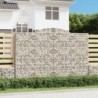 Íves horganyzott vas gabion kosár 300 x 30 x 200|220 cm