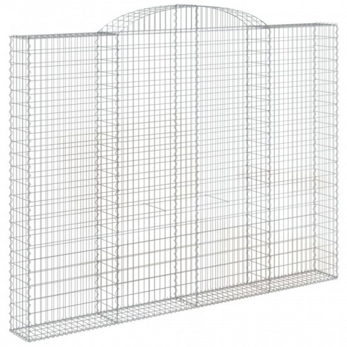 Íves horganyzott vas gabion kosár 300 x 30 x 220|240 cm