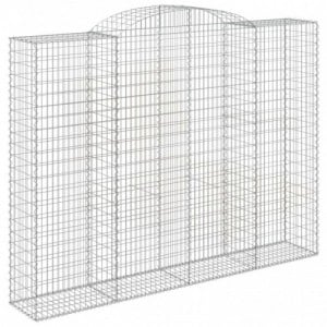 Íves horganyzott vas gabion kosár 300 x 50 x 220|240 cm