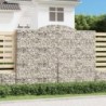 Íves horganyzott vas gabion kosár 300 x 50 x 220|240 cm