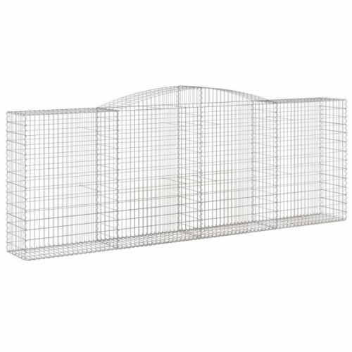 Íves horganyzott vas gabion kosár 400x50x140|160 cm