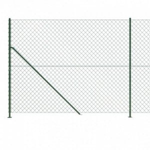 Zöld drótkerítés illesztőperemmel 1,6 x 25 m