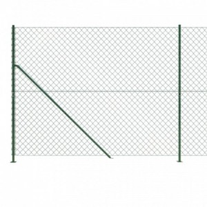Zöld drótkerítés illesztőperemmel 2,2 x 25 m