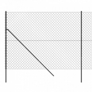 Antracitszürke drótkerítés 2,2 x 25 m