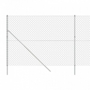 Ezüstszínű drótkerítés 1,4 x 25 m