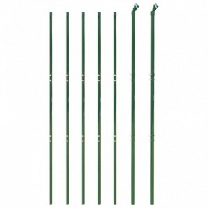 Zöld dróthálós kerítés cövekekkel 2,2x10 m
