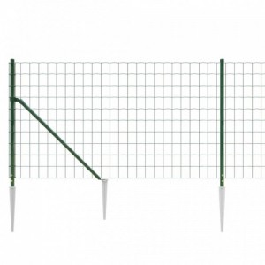 Zöld dróthálós kerítés cövekekkel 0,8x25 m