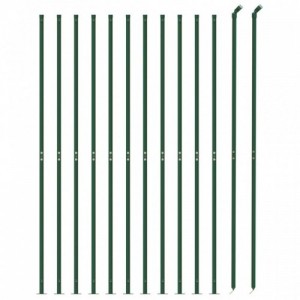 Zöld dróthálós kerítés illesztőperemmel 2x25 m