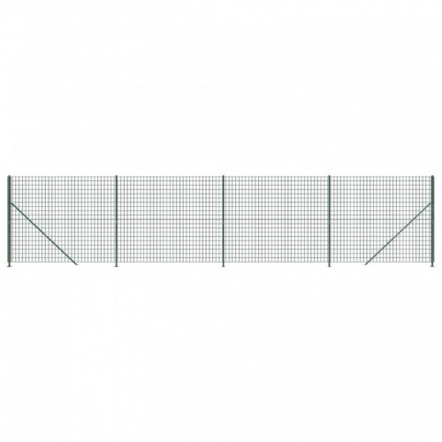 Zöld dróthálós kerítés illesztőperemmel 2,2x10 m