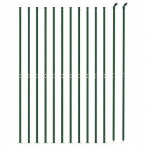 Zöld dróthálós kerítés illesztőperemmel 2,2x25 m