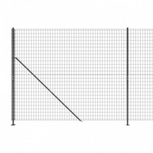 Antracitszürke dróthálós kerítés illesztőperemmel 2,2x25 m