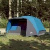 6 személyes kék vízálló előrészes családi sátor