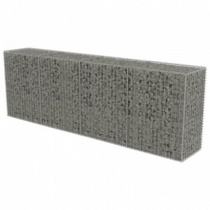 Horganyzott acél gabion fal fedéllel 300 x 50 x 100 cm