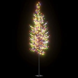 Cseresznyevirágos karácsonyfa 1200 db színes LED-del 400 cm