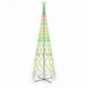 Kúp alakú karácsonyfa 3000 színes LED-del 230 x 800 cm
