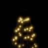 Karácsonyfa zászlórúdon 1400 meleg fehér LED-del 500 cm