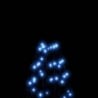 Karácsonyfa zászlórúdon 1400 kék LED-del 500 cm