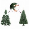 Zöld műkarácsonyfa állvánnyal 500 cm