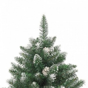 PVC műkarácsonyfa állvánnyal 180 cm