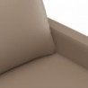 2 személyes cappuccino színű műbőr kanapé 140 cm