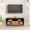 Tömör akácfa és szerelt fa TV-szekrény 100 x 33 x 46 cm