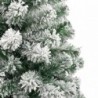 Csuklópántos műkarácsonyfa hóval 240 cm