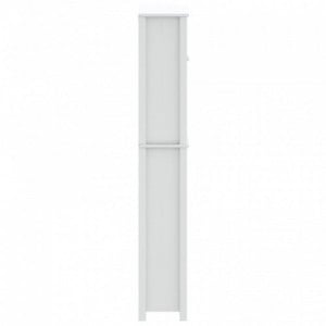 BERG fehér tömör fa mosógépszekrény 76 x 27 x 164,5 cm