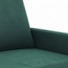 Sötétzöld bársony kanapéfotel 60 cm