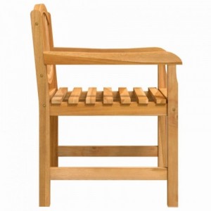 2 db tömör tíkfa kerti szék 58x59x88 cm