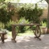 Tömör fenyőfa kerti asztal 115 x 55 x 65 cm