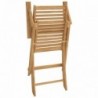 2 db összecsukható tömör akácfa kerti szék 54,5x61,5x86,5 cm