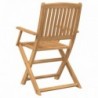 4 db összecsukható tömör akácfa kerti szék 57,5x54,5x90 cm