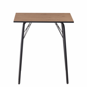Étkezőasztal, artisan tölgy|fekete, 70x70x75 cm, NALAK TYP 1