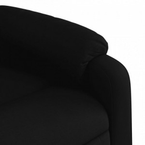 Fekete szövet dönthető fotel
