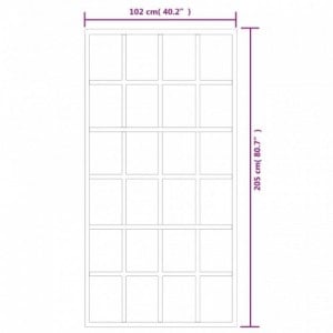 ESG üveg és alumínium tolóajtó fémszerelvény-szettel 102x205 cm