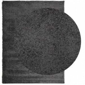 PAMPLONA antracit magas szálú bolyhos modern szőnyeg 240x340 cm