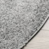 PAMPLONA szürke magas szálú bolyhos modern szőnyeg Ø 240 cm