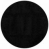 PAMPLONA fekete magas szálú bolyhos modern szőnyeg Ø 280 cm