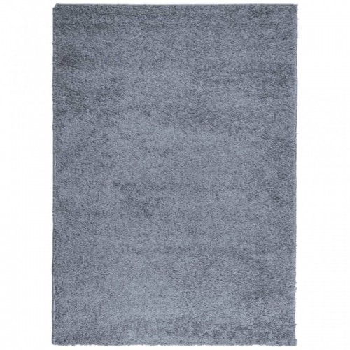 PAMPLONA kék magas szálú bolyhos modern szőnyeg 240 x 340 cm