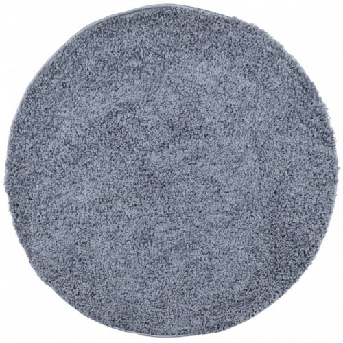 PAMPLONA kék magas szálú bolyhos modern szőnyeg Ø 280 cm