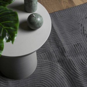 IZA antracit rövid szálú skandináv stílusú szőnyeg 240 x 340 cm