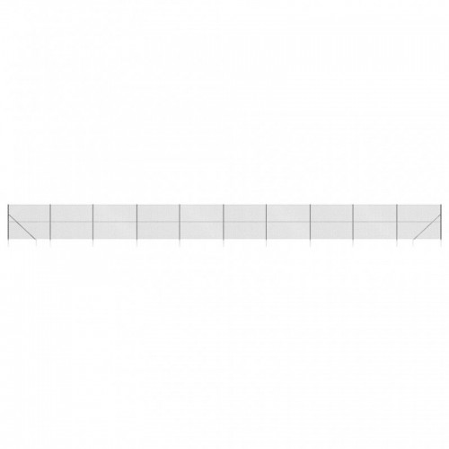 Antracitszürke drótkerítés cövekekkel 2,2 x 25 m